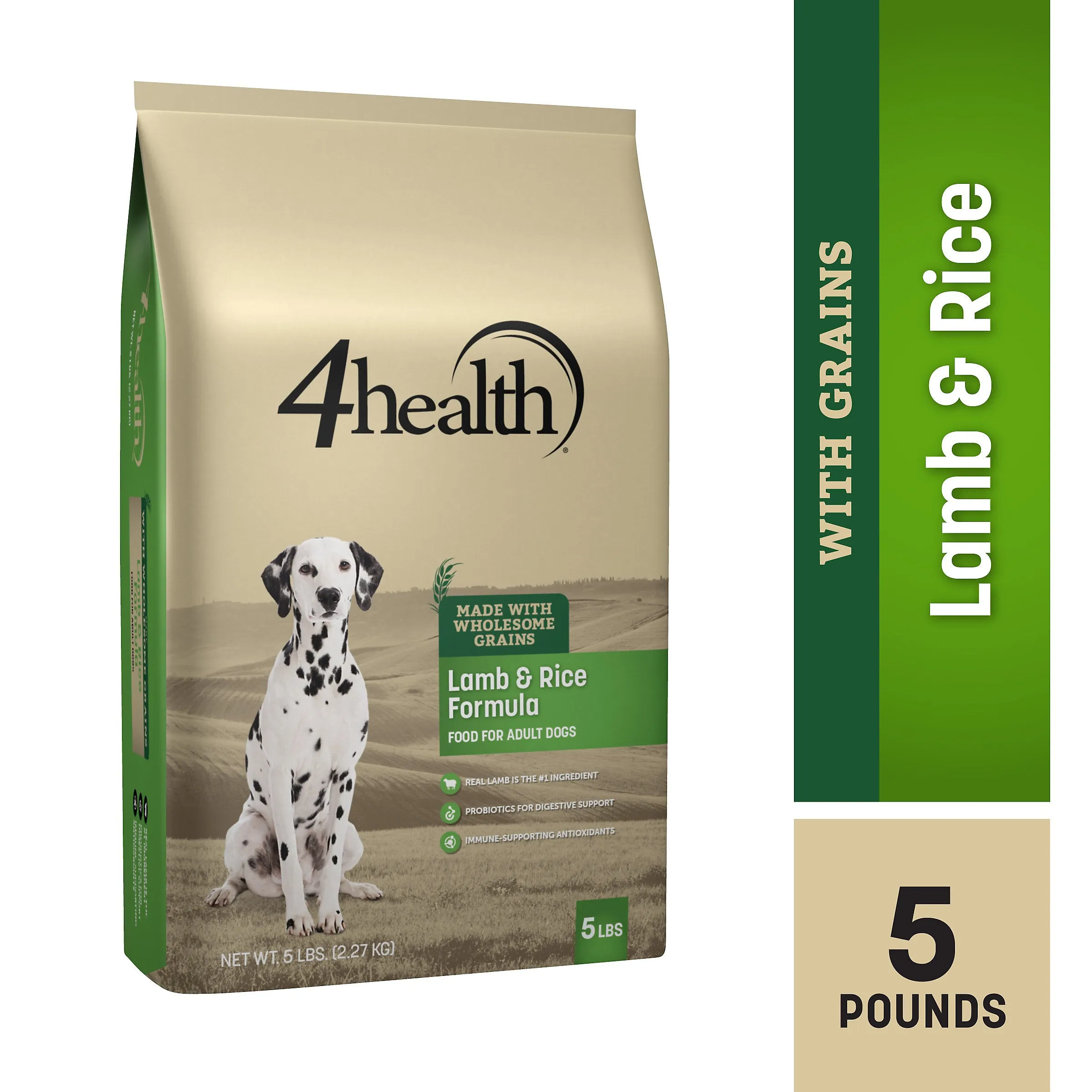 4health with Wholesome Grains Lamb & Rice Formula Adult Dry Dog Food