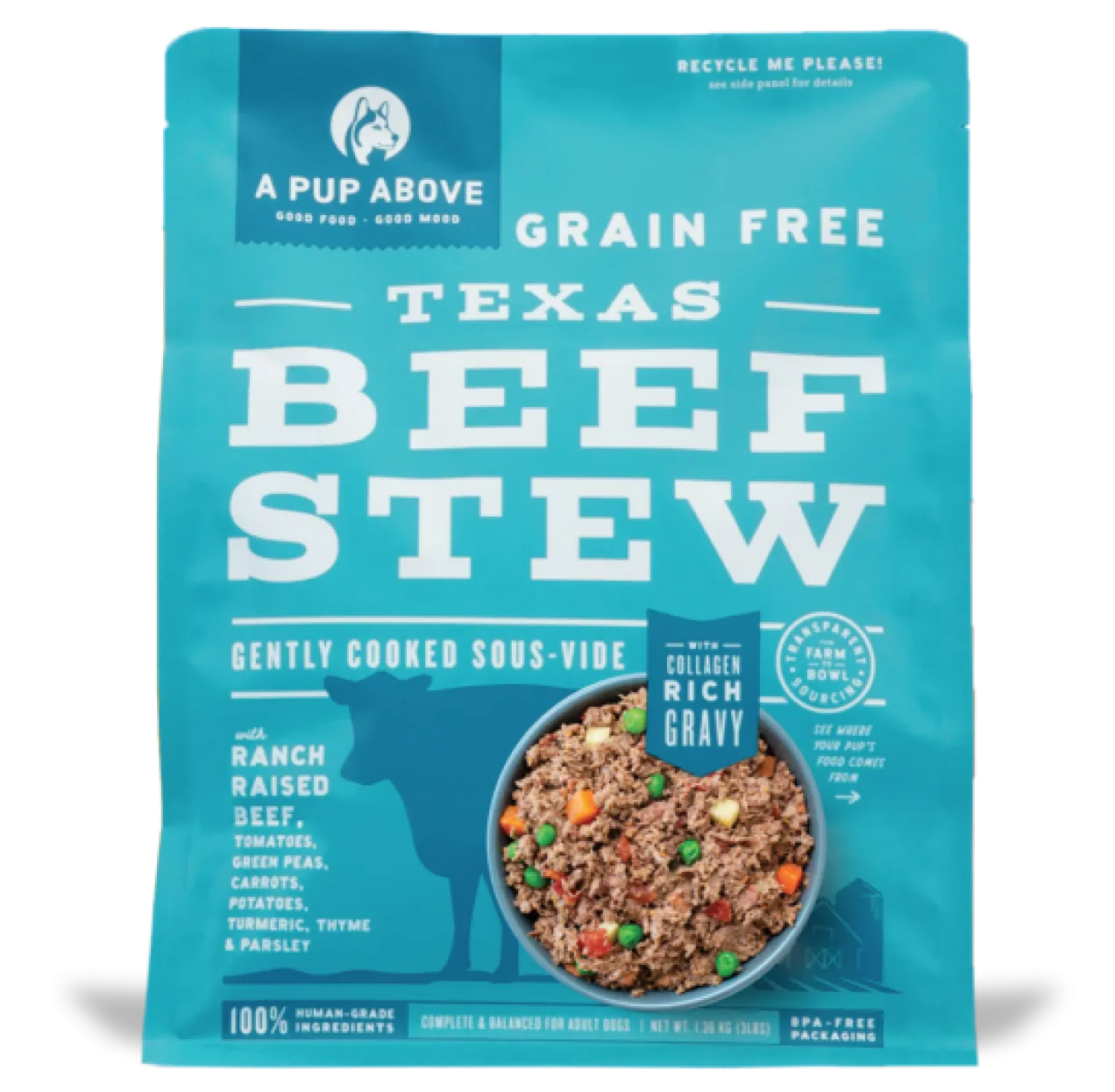 A Pup Above Texas Beef Stew Grain Free