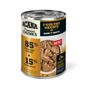Acana Premium Chunks Grain Free Poultry Recipe for Dogs