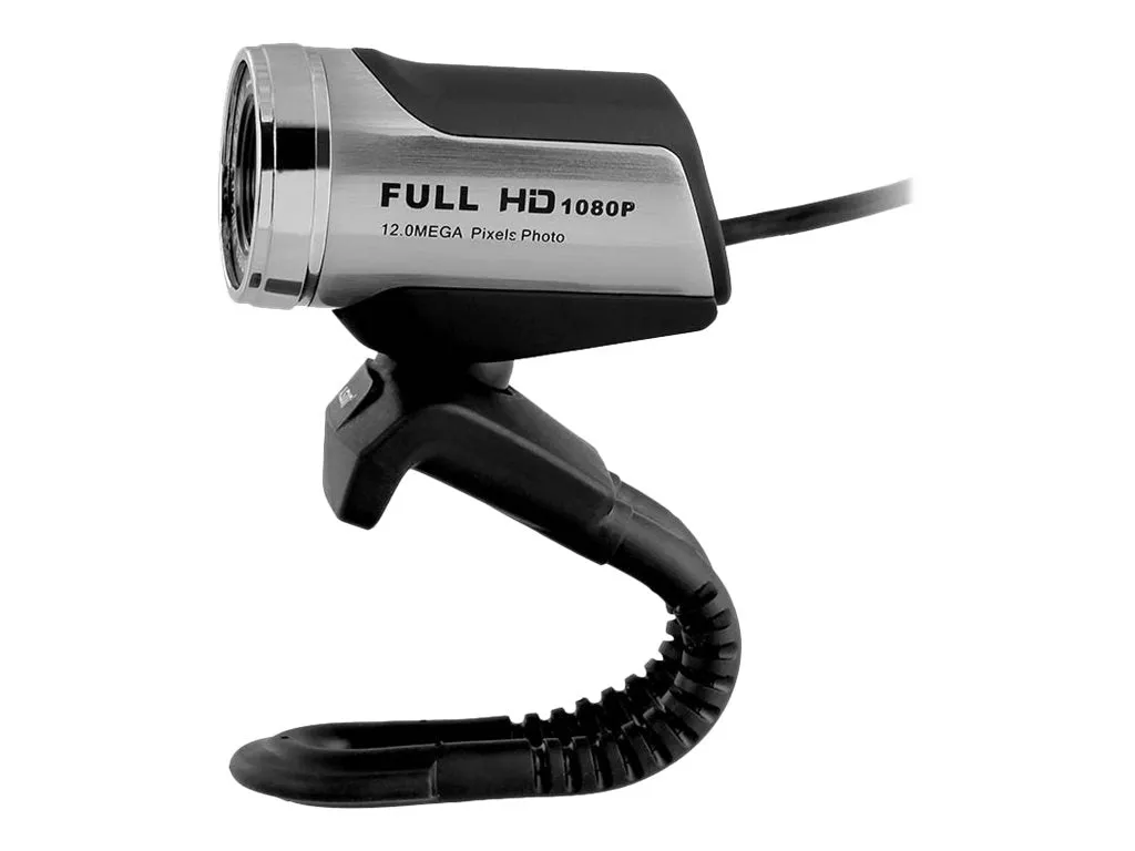 Ausdom TDSourcing AW615 - Webcam - color - 12 MP - 1920 x 1080 - 720p, 1080p - fixed focal - audio - USB 2.0