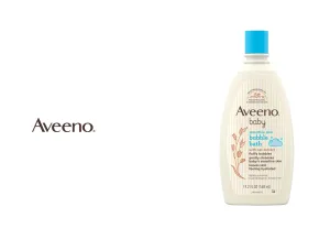 AVEENO BABY SENSITIVE SKIN BUBBLE BATH WITH OAT EXTRACT HYPOALLERGENIC 19.2oz