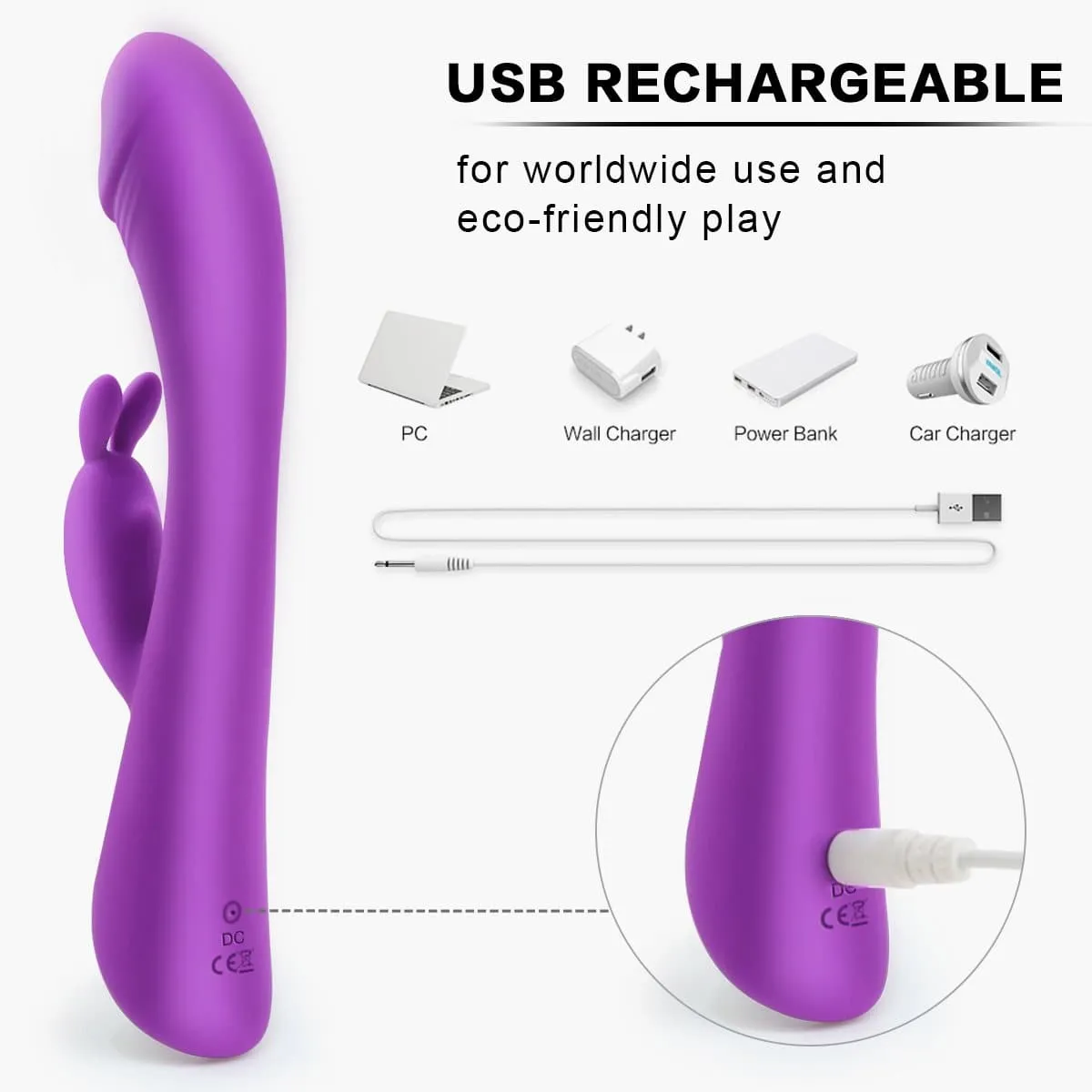 Babs - Silicone G Spot Rabbit Vibrator