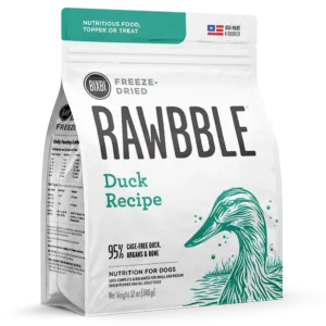 Bixbi Rawbble Freeze-Dried Duck Recipe Dog Food