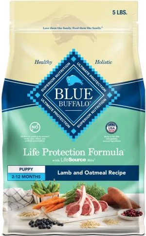 Blue Buffalo Life Protection Natural Lamb & Oatmeal Recipe Puppy Dry Dog Food