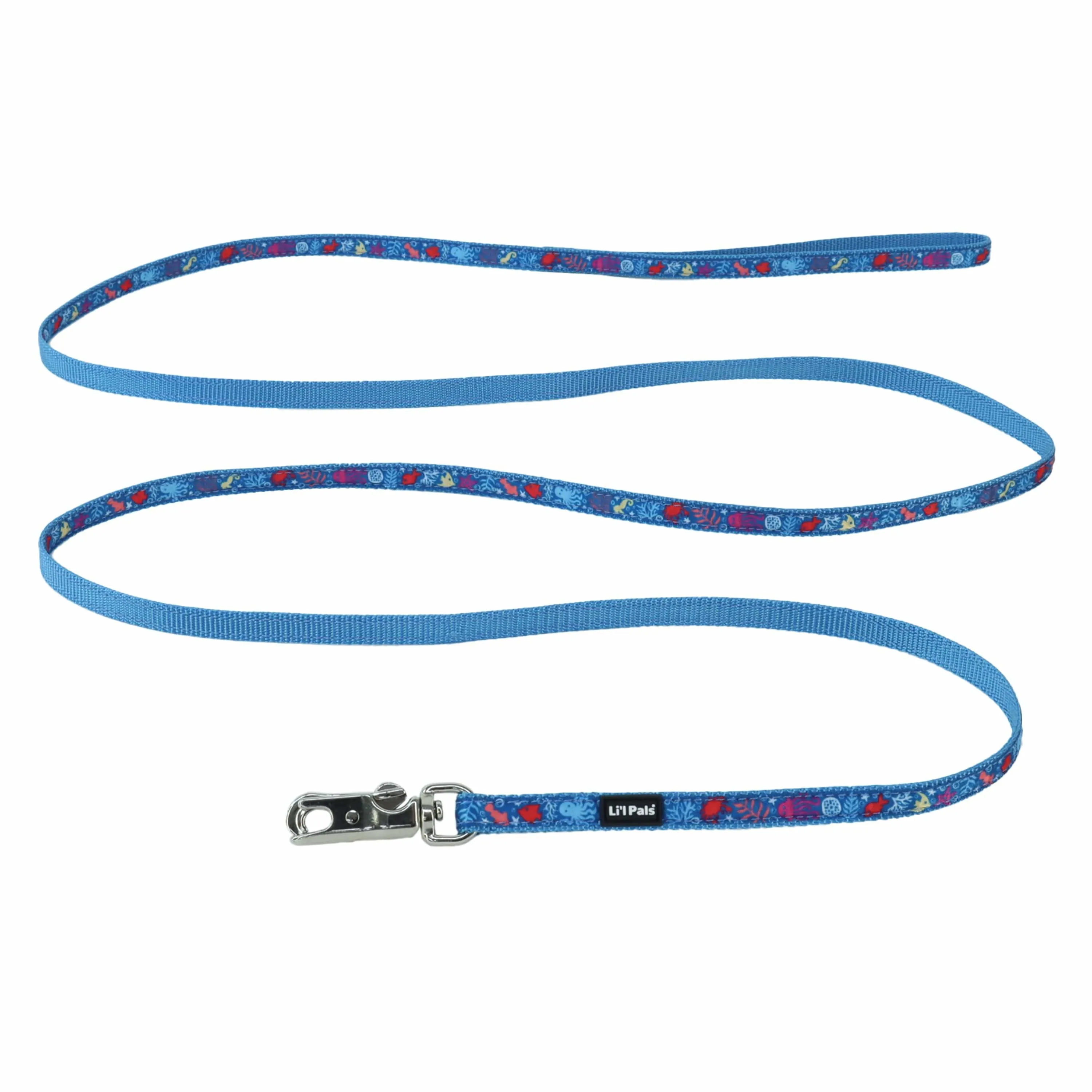 Coastal Pet Products Li'l Sea Creatures Li'l Pals Charming Ribbon Overlay Dog Leash