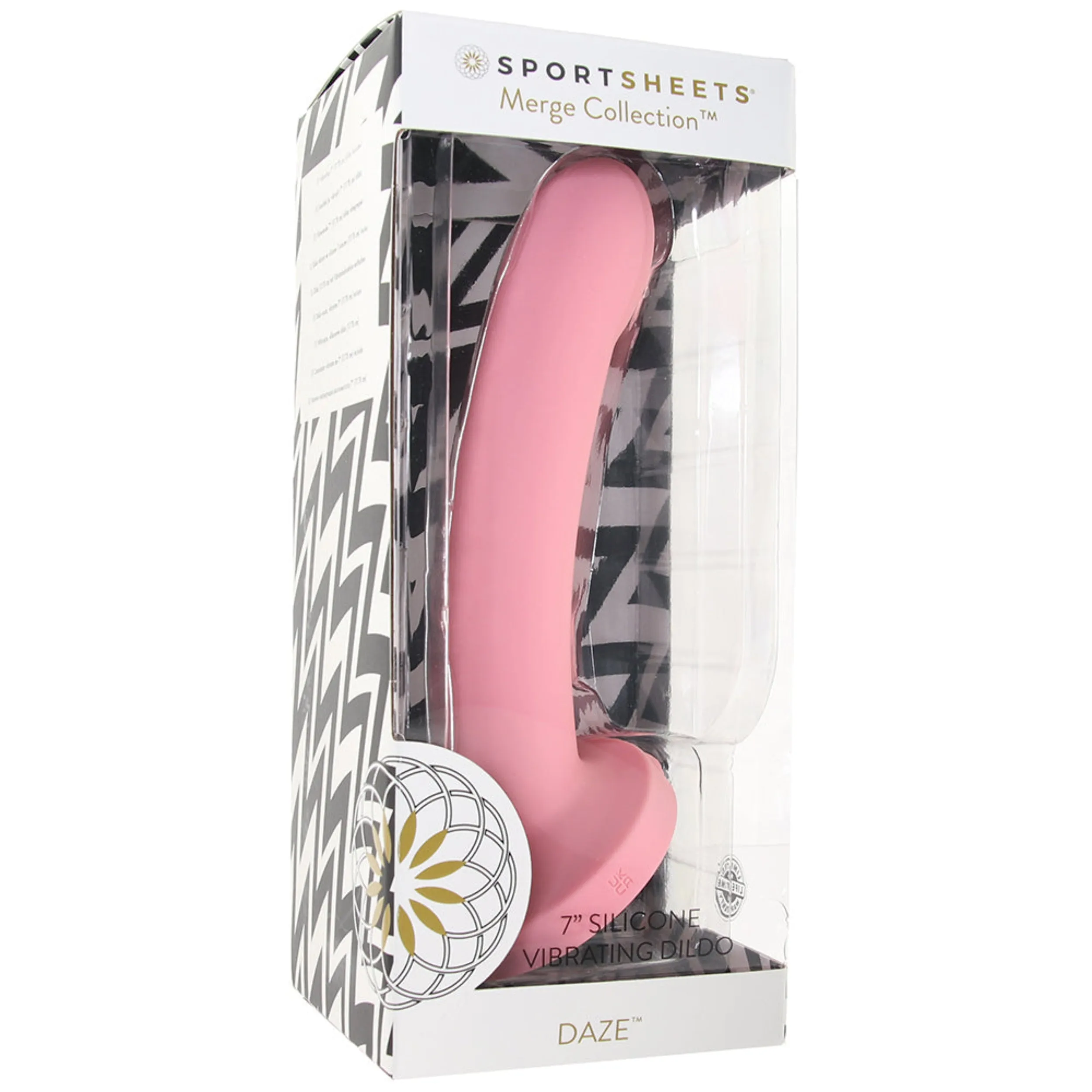 Daze 7" Silicone Vibrating Dildo