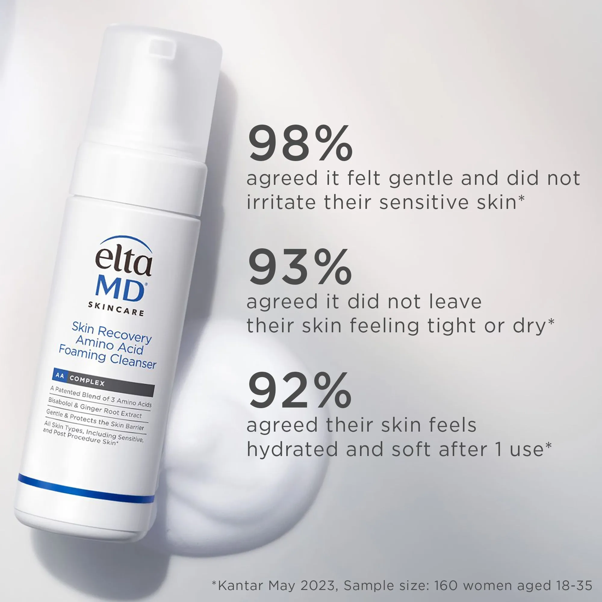 EltaMD Trial Size Skin Recovery Amino Acid Foaming Cleanser