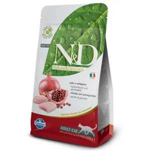 Farmina Natural & Delicious Grain Free Chicken and Pomegranate Adult Dry Cat Food