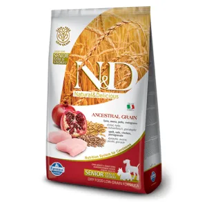 Farmina Natural and Delicious Low Grain Chicken Senior Dry Dog Food