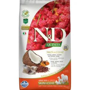 Farmina Pet Foods Adult Skin & Coat Herring Quinoa Coconut & Turmeric Formula Dry Dog Food