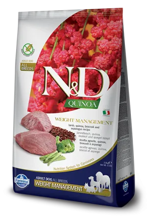 Farmina Pet Foods Adult Weight Management Lamb Quinoa & Broccoli Formula Dry Dog Food