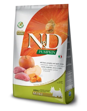 Farmina Pet Foods Mini Adult Dog Grain Free Boar Pumpkin & Apple Formula