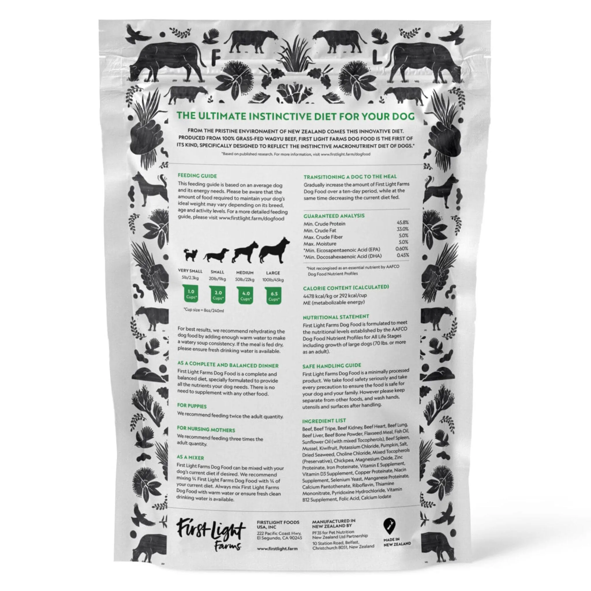 First Light Freeze-Dried Wagyu Beef Dog Food