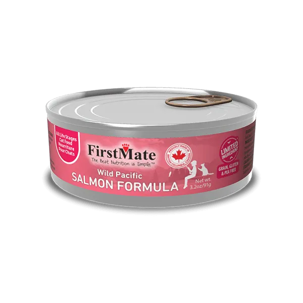 FirstMate Limited Ingredient Wild Salmon Formula Canned Cat Food