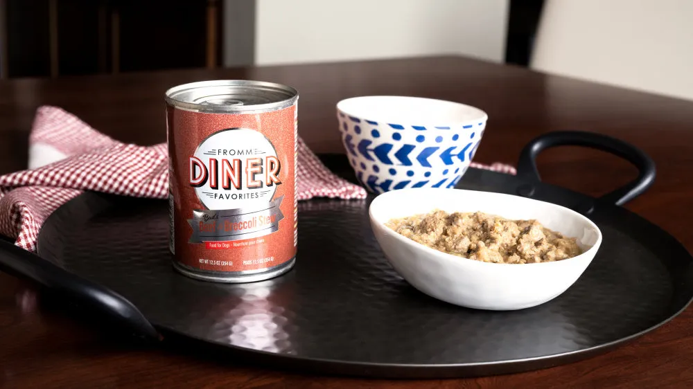 Fromm Diner Favorites Bud's Beef & Broccoli Stew Canned Dog Food