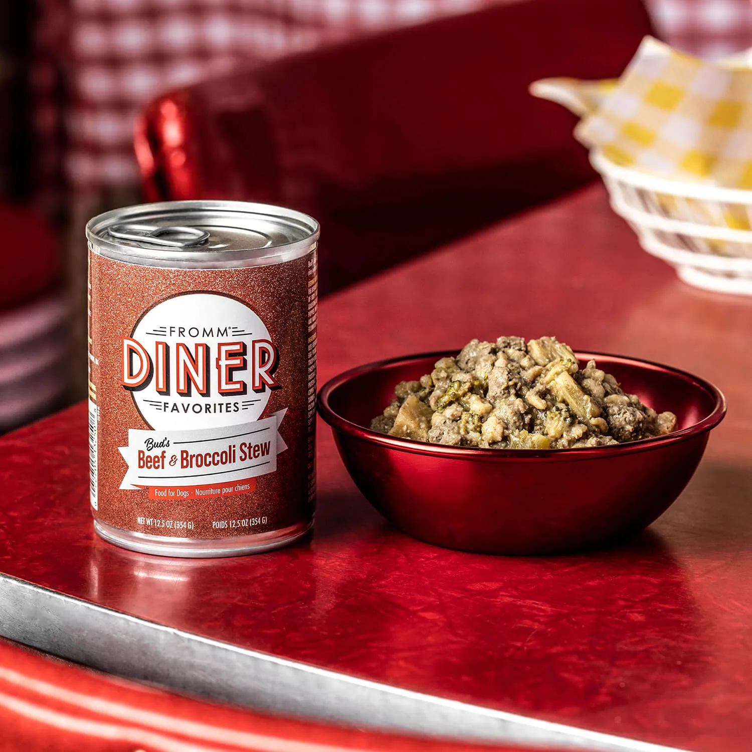 Fromm Diner Favorites Bud's Beef & Broccoli Stew Wet Dog Food