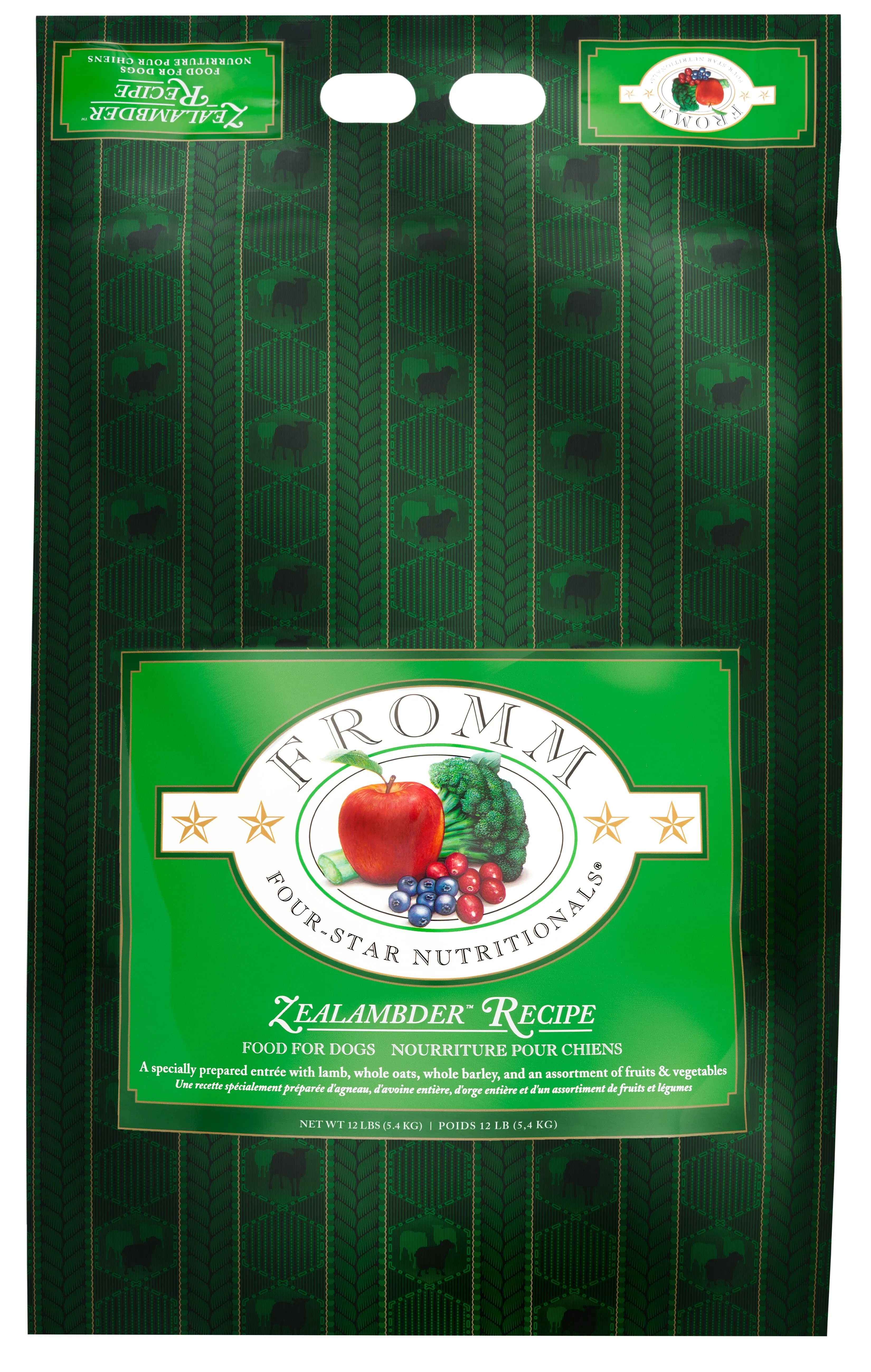 Fromm Four-Star Grain Inclusive Zealambder Recipe Dry Dog Food