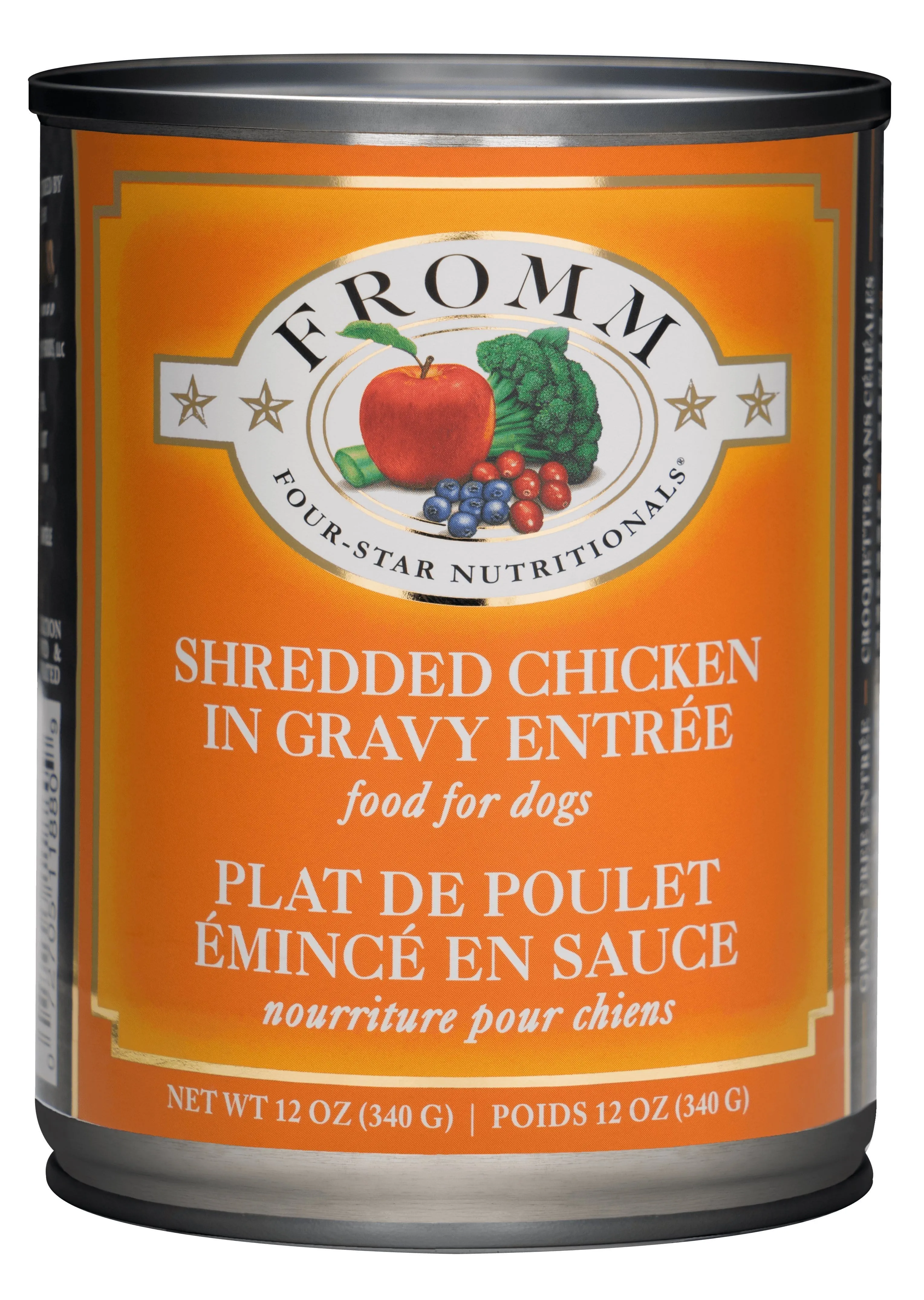 Fromm Four-Star Shredded Chicken in Gravy Entree for Dogs