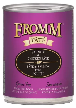 Fromm Gold Grain-Free Salmon & Chicken Pate Canned Dog Food