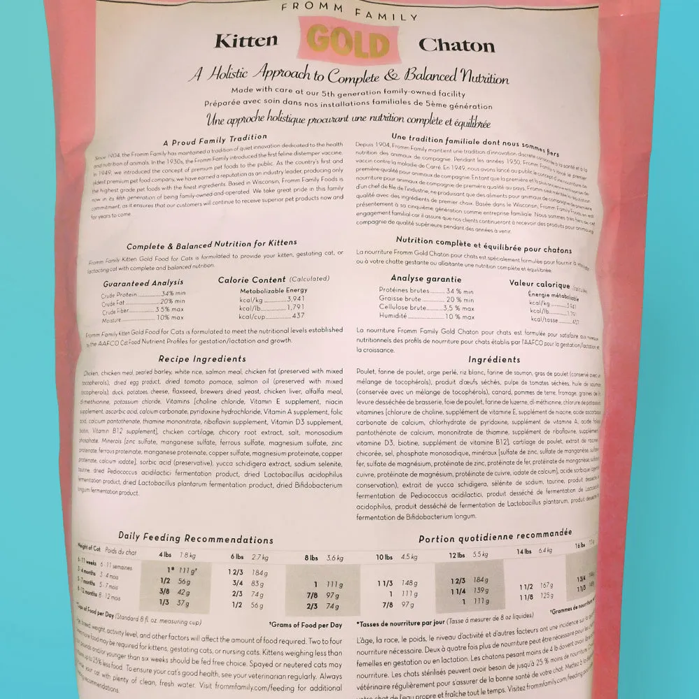 Fromm Gold Kitten Dry Cat Food