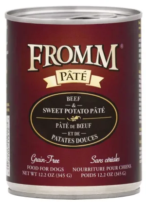 Fromm Grain-Free Beef & Sweet Potato Pate Canned Dog Food