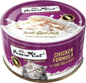 Fussie Cat Chicken in Goat Milk Gravy Shredded Canned Cat Food