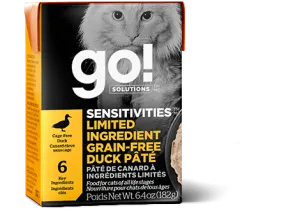 Go! Sensitivities Limited Ingredient Grain Free Duck Pâté For Cats