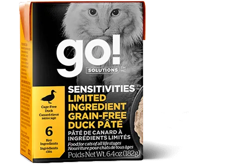 Go! Sensitivities Limited Ingredient Grain Free Duck Pâté For Cats