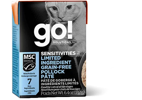 Go! Sensitivities Limited Ingredient Grain Free Pollock Pâté For Cats