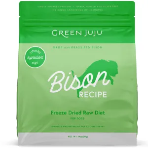 Green Juju Freeze-Dried Raw Diet Bison Dog Food
