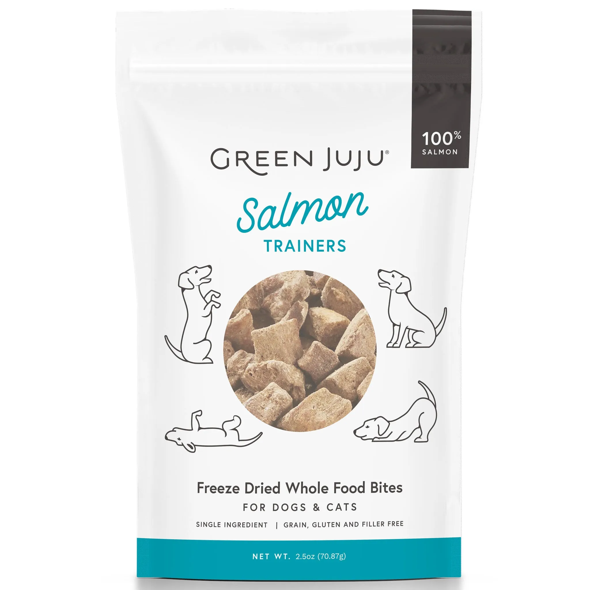 Green Juju Training Treat Salmon Dog Treats