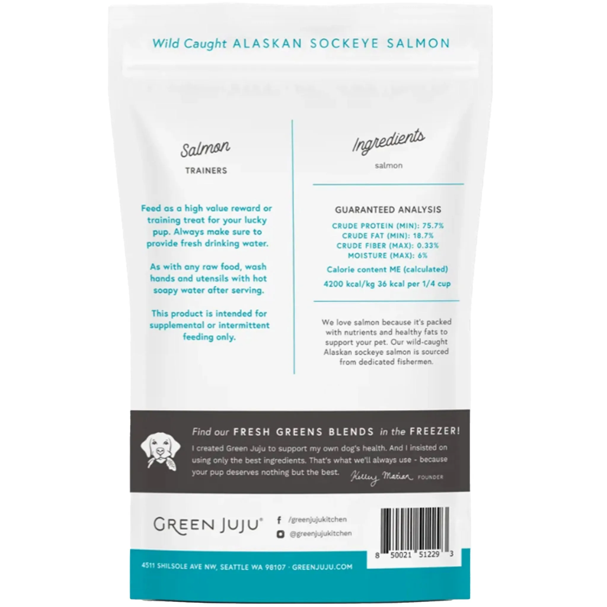 Green Juju Training Treat Salmon Dog Treats