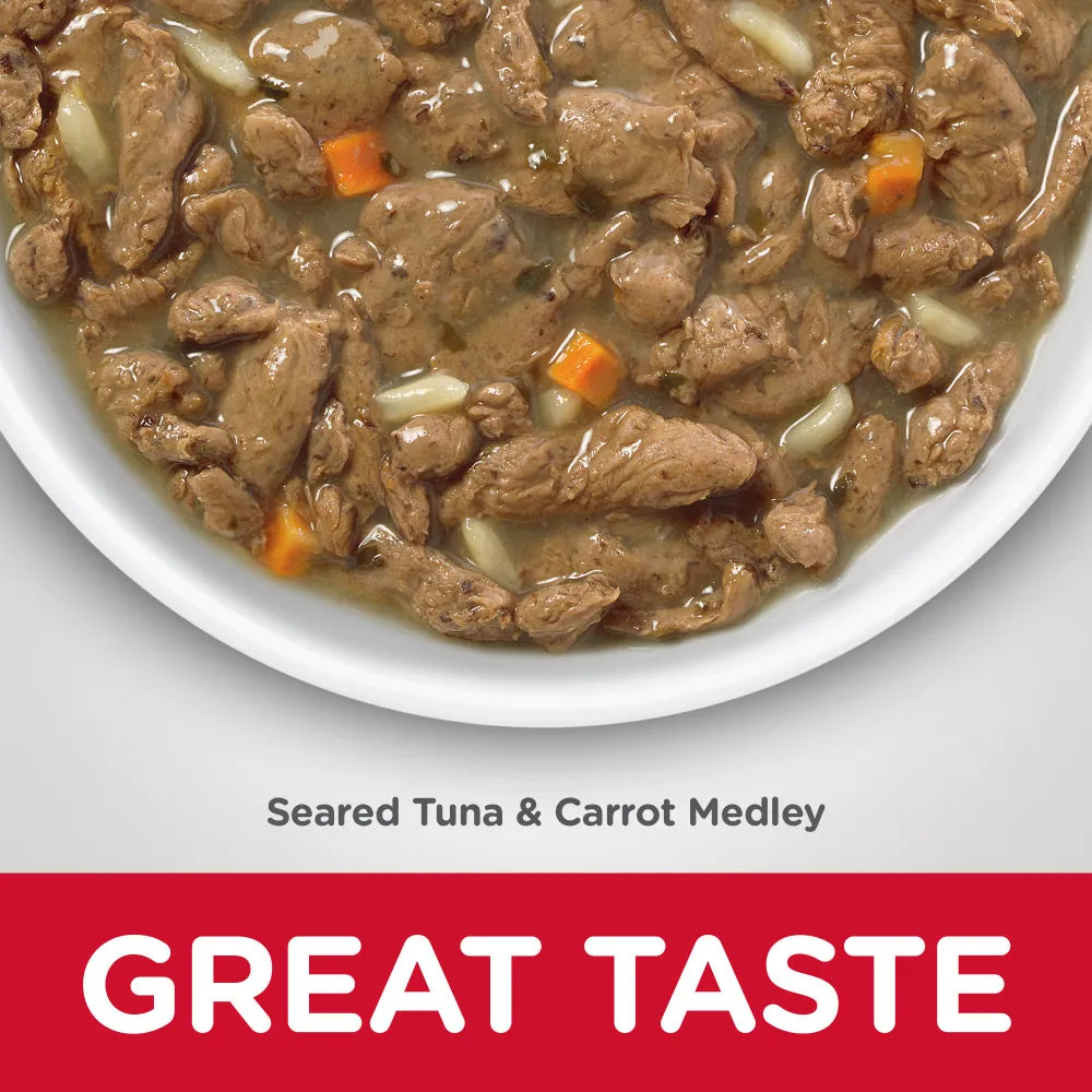 Hill's Science Diet Healthy Senior Cuisine Adult 11  Seared Tuna & Carrot Medley Canned Cat Food
