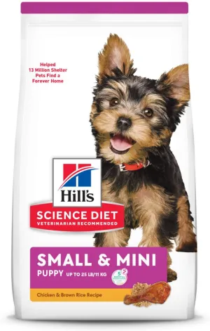 Hill's Science Diet Puppy Small & Mini Chicken Recipe Dry Dog Food