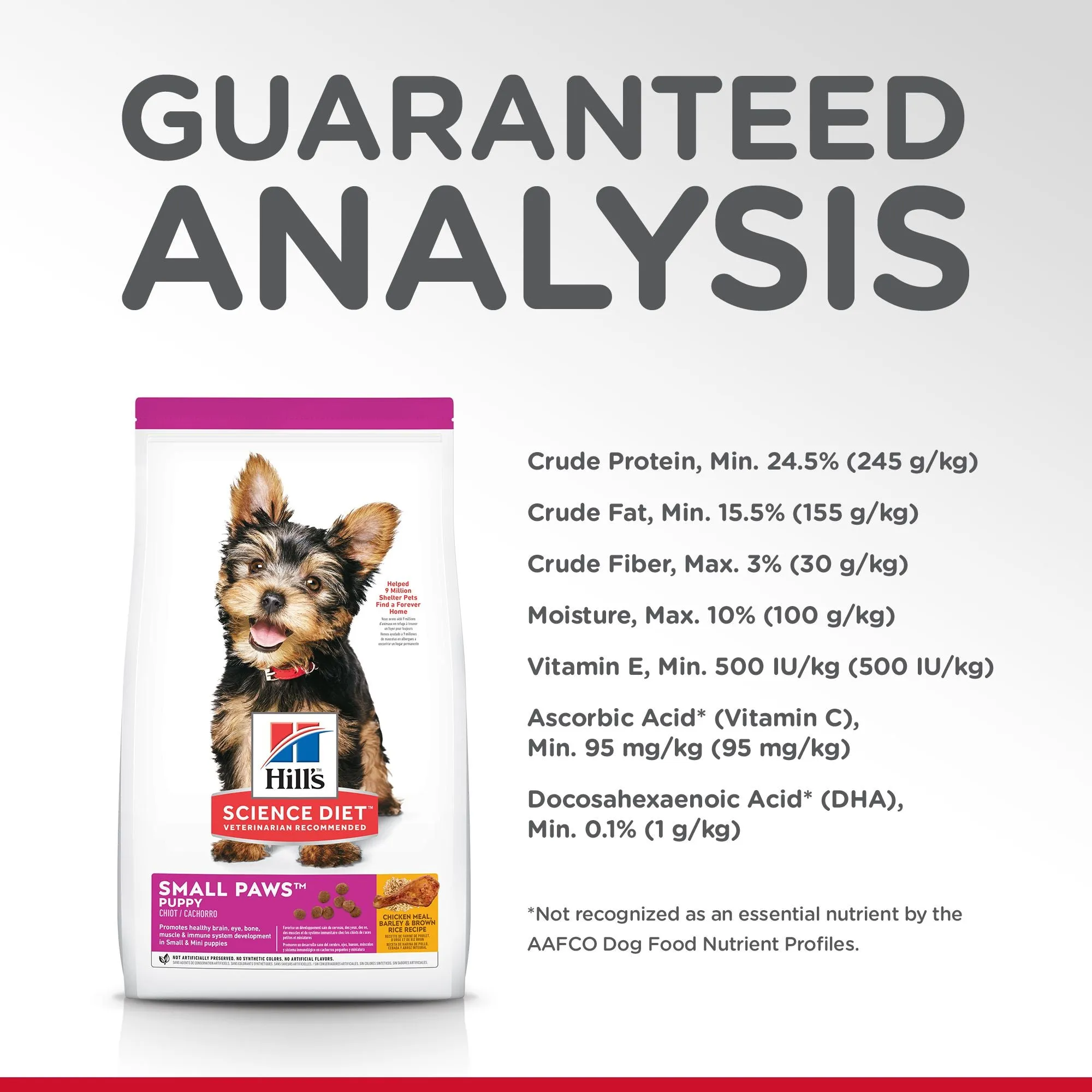 Hill's Science Diet Puppy Small Paws Dry Dog Food, Chicken Meal, Barley & Brown Rice Recipe