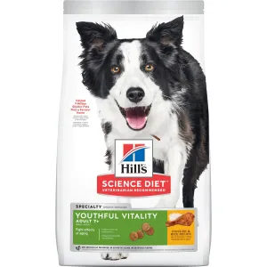 Hill's Science Diet Senior 7  Senior Vitality Dry Dog Food, Chicken & Rice Recipe