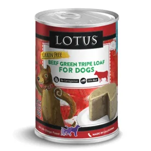 Lotus Dog Grain-Free Beef Green Tripe Loaf Canned Dog Food