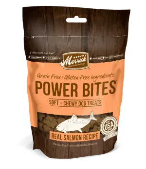 Merrick Power Bites Grain Free Salmon Dog Treats