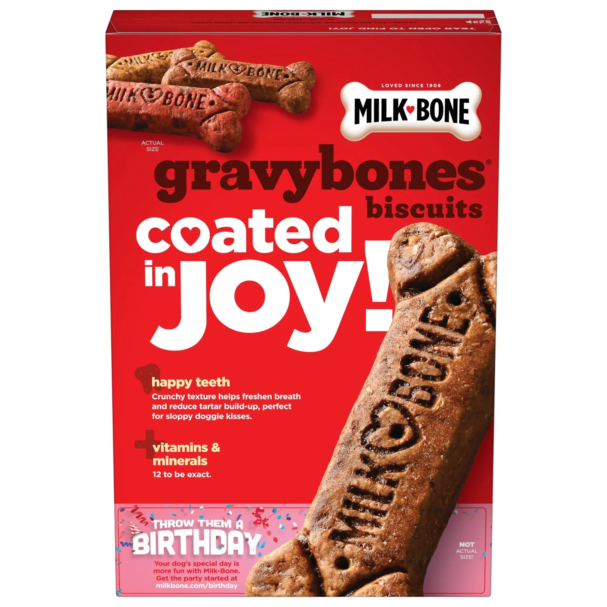 Milk-Bone GravyBones Dog Biscuits - Small, 19-Ounce