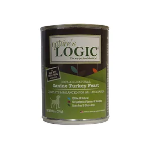 Nature's Logic Canine Turkey Feast Canned Dog Food