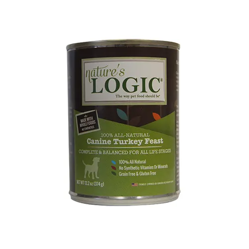 Nature's Logic Canine Turkey Feast Canned Dog Food