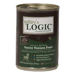 Nature's Logic Canine Venison Feast Canned Dog Food