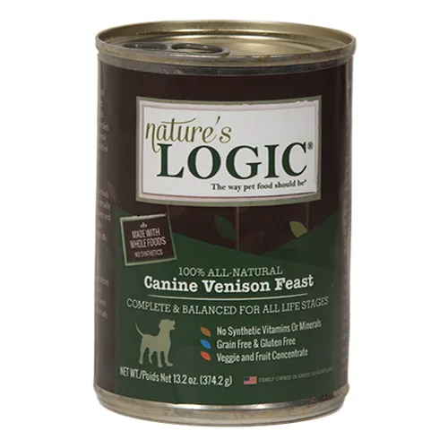 Nature's Logic Canine Venison Feast Canned Dog Food