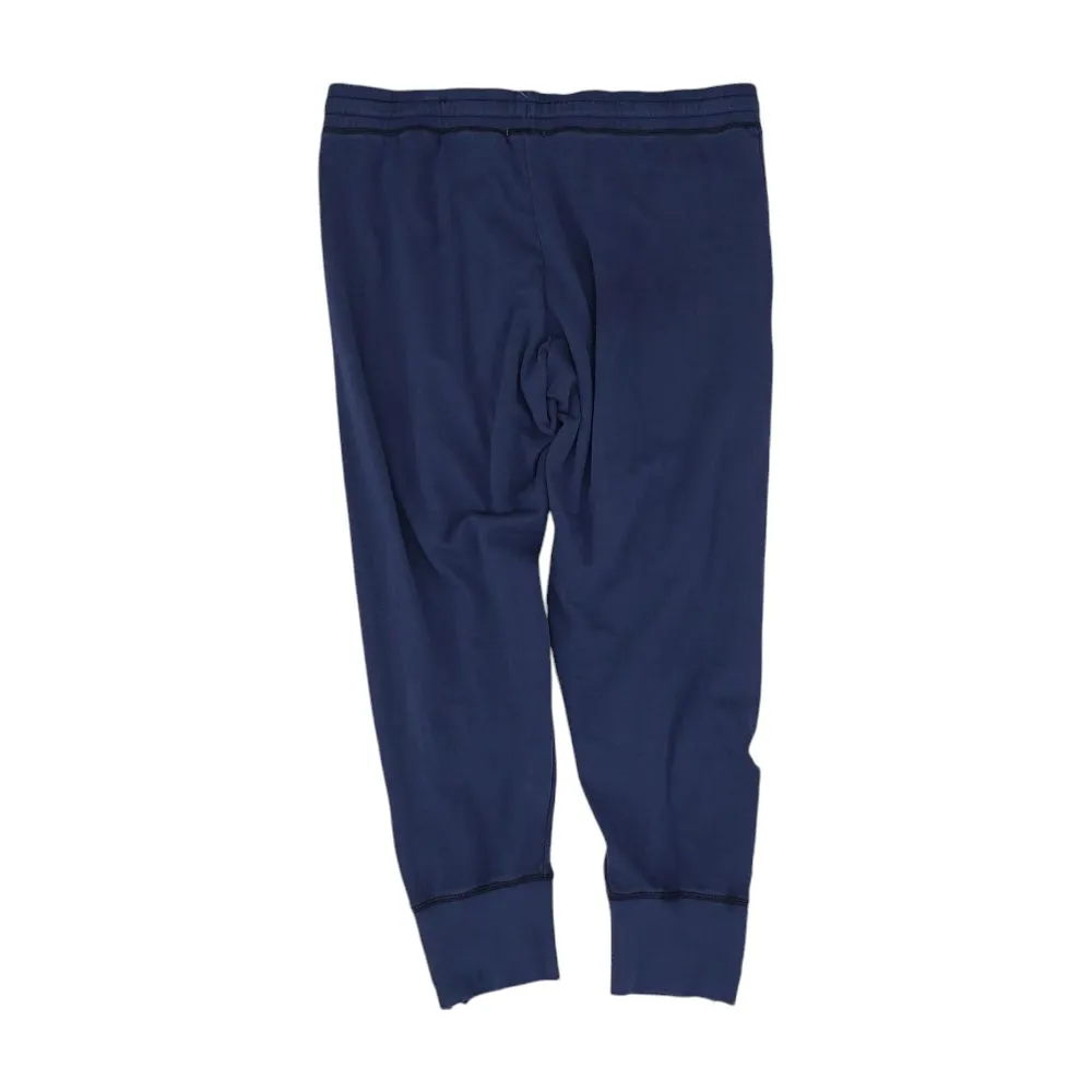 Navy Solid Active Pants