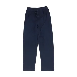 Navy Solid Active Pants