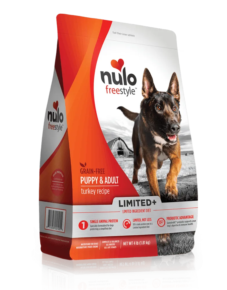 Nulo FreeStyle Limited  Grain Free Turkey Recipe Puppy & Adult Dry Dog Food