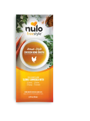 Nulo Freestyle Organic Chicken Bone Broth Recipe Dog & Cat Food Topper