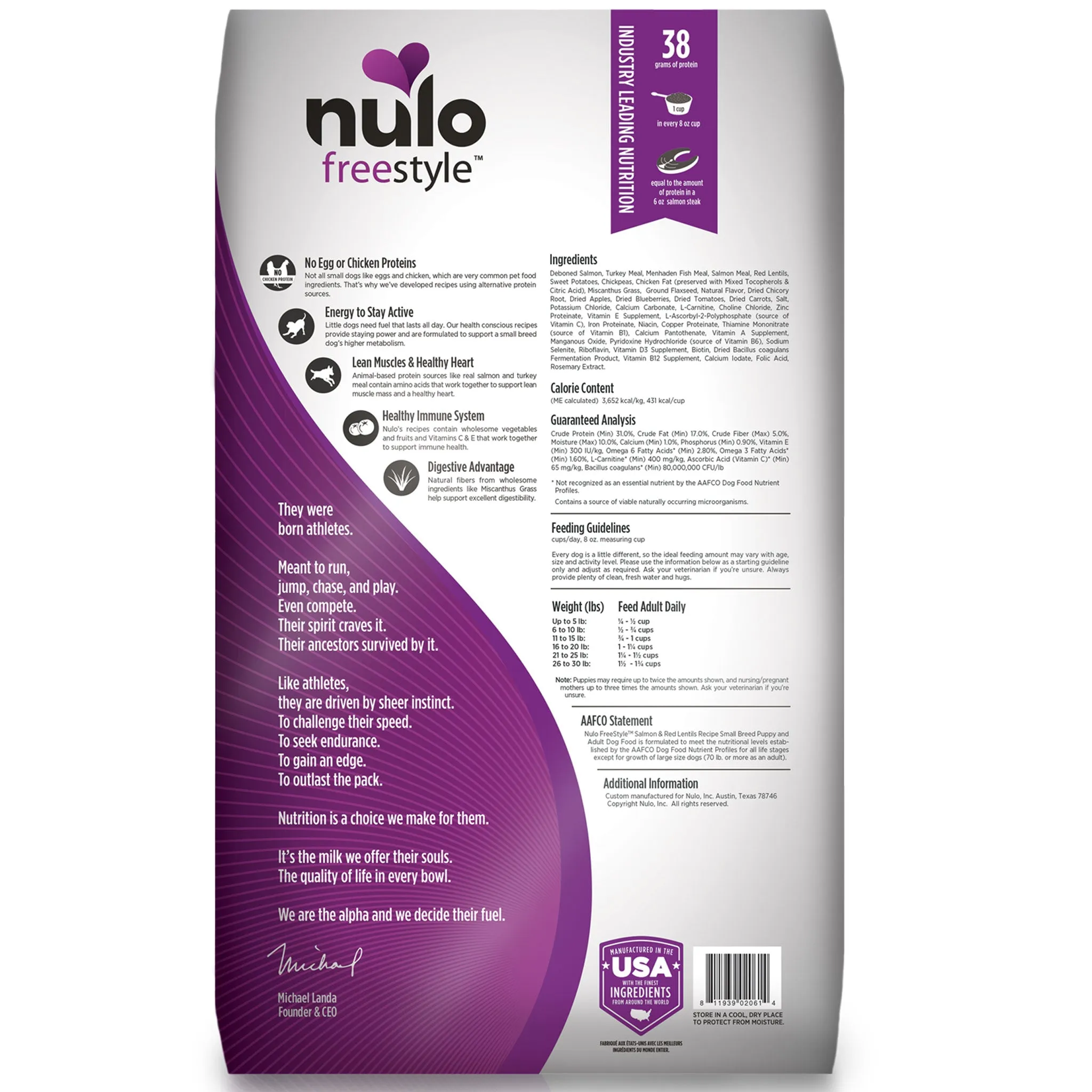 Nulo FreeStyle Small Breed Salmon Dog Food
