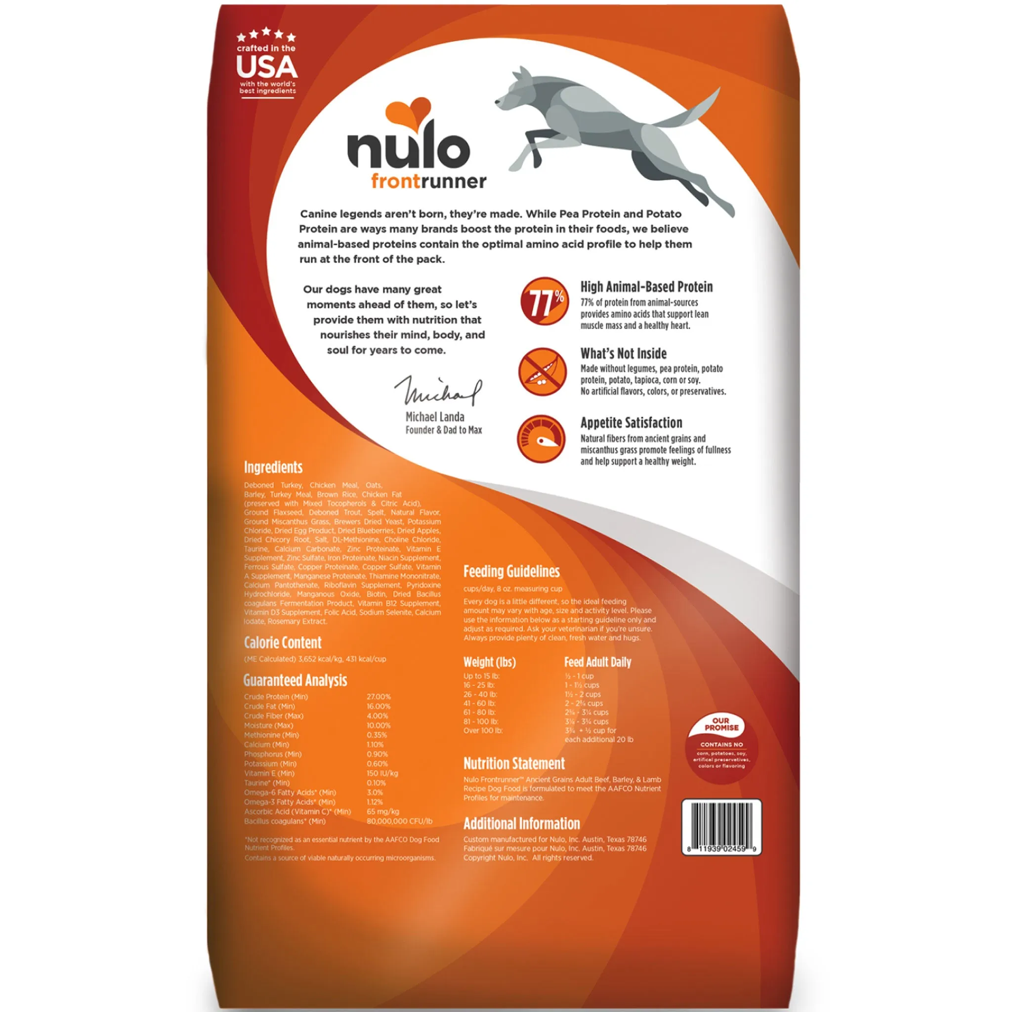 Nulo FrontRunner Turkey, Trout & Spelt Dog Food