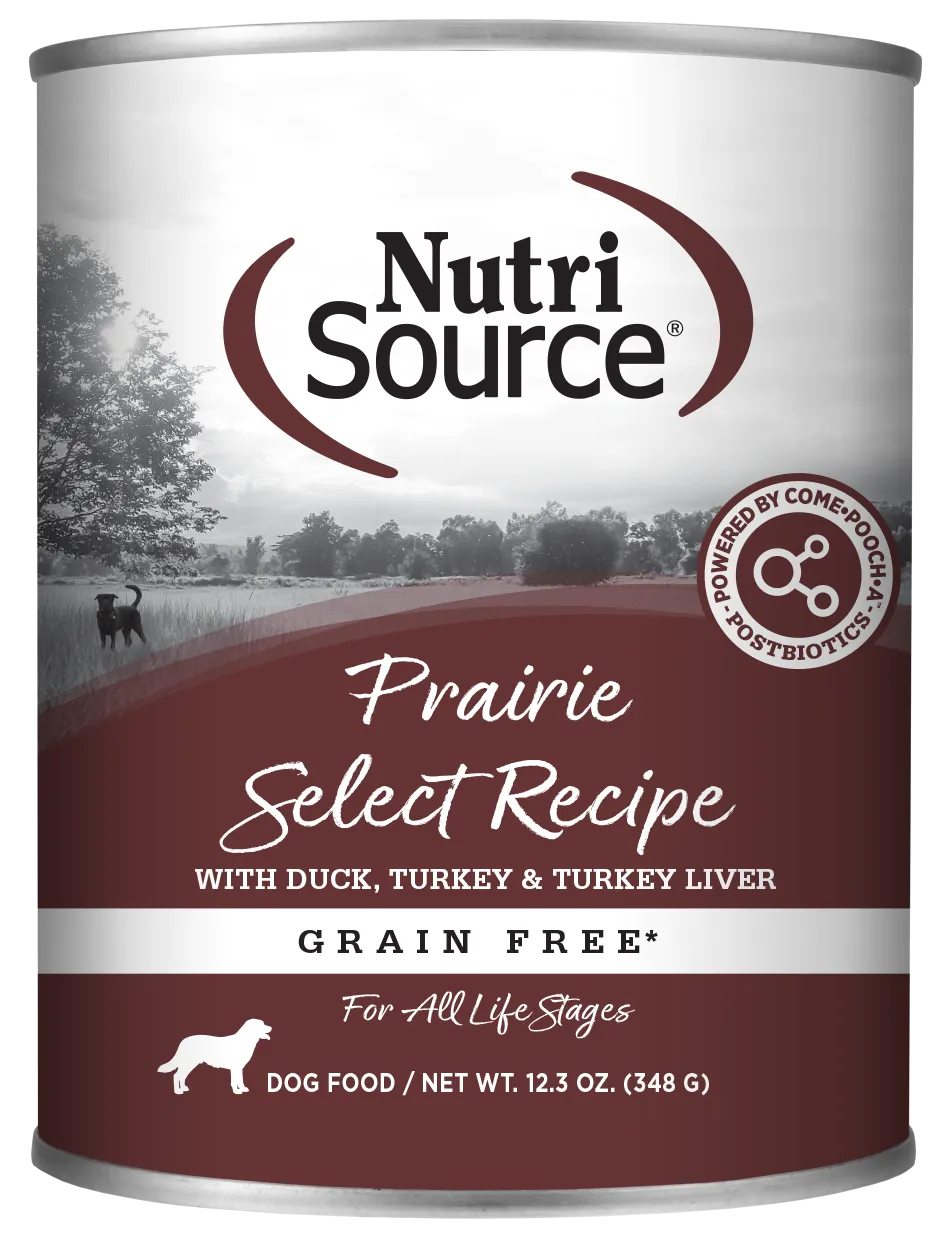 Nutrisource Grain Free Prairie Select Canned Dog Food